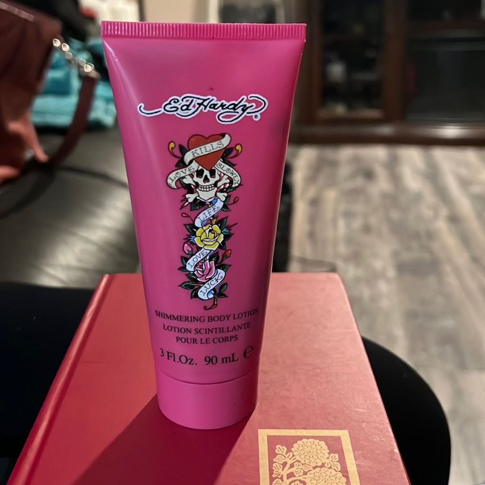 Ed Hardy Shimmering Body Lotion Brand New